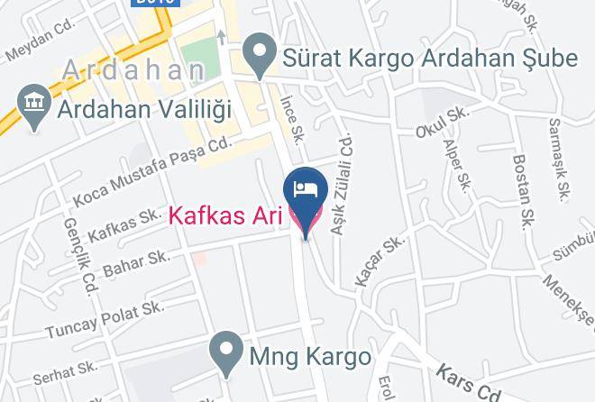 Ardahan Kaptanpasa - Kafkas Ari Hotel Maps