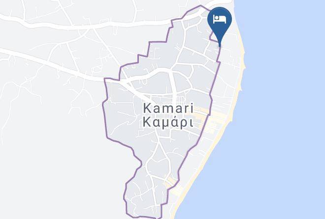 Thira - Kafouros Hotel Maps
