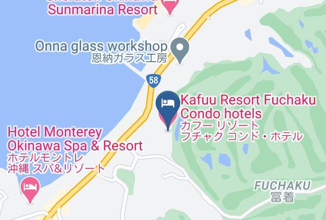 Onna Vil Kunigami District - Kafuu Resort Fuchaku Condo Hotels Maps