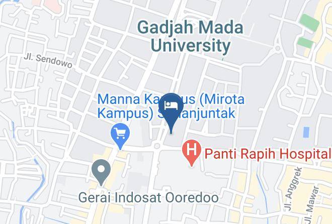 Sleman - Kagama Home Stay Maps