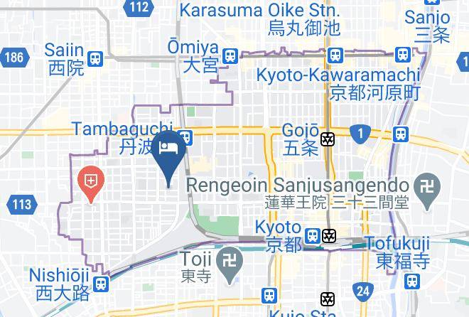 Kyoto City Shimogyo Ward - Kaganhotel Maps