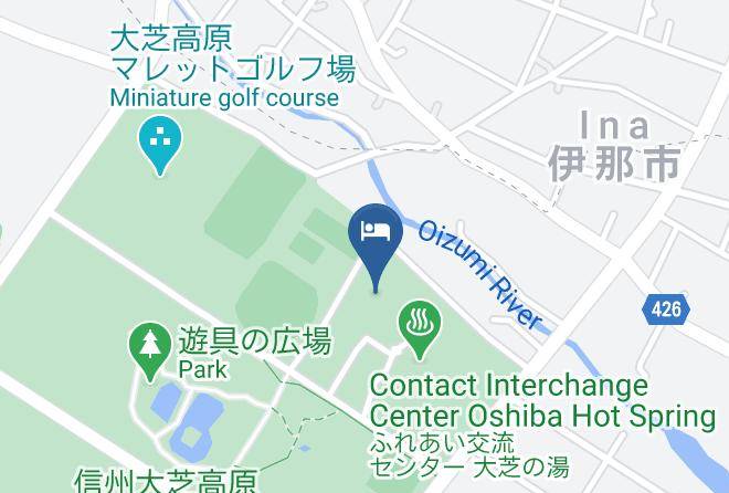 Minamiminowa Vil Kamiina District - Kagetsu Inn Maps