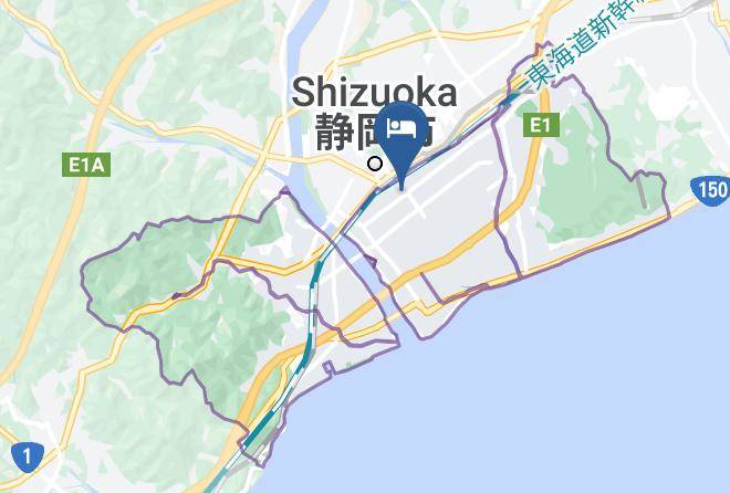 Shizuoka City Suruga Ward - Kagetsu Ryokan Maps