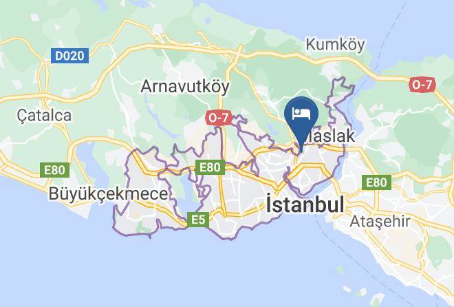 Istanbul Merkez - Kagithane Residance Otel Maps