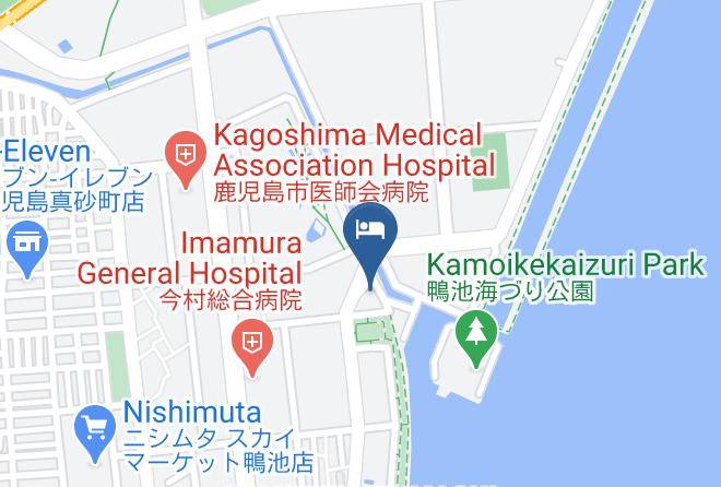 Kagoshima City - Kagoshima Daiichi Hotel Kamoike Maps