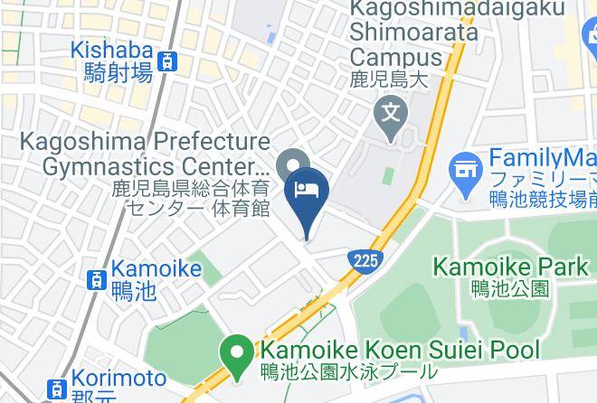 Kagoshima City - Kagoshima Daiichi Hotel Kishaba Maps