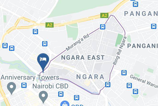 Nairobi - Kahama Hotel Maps