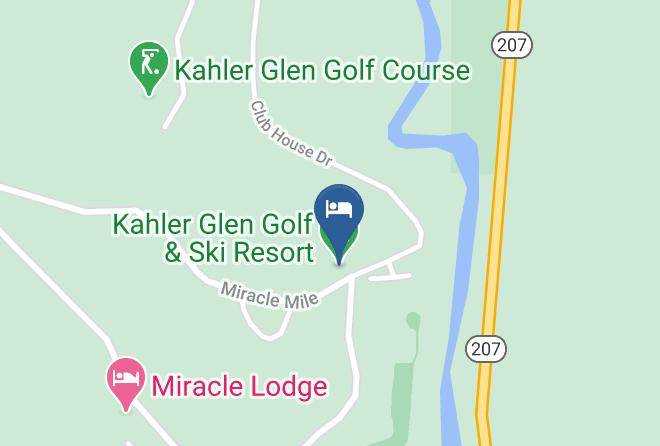 Kahler Glen Golf & Ski Resort Harita - Washington - Chelan