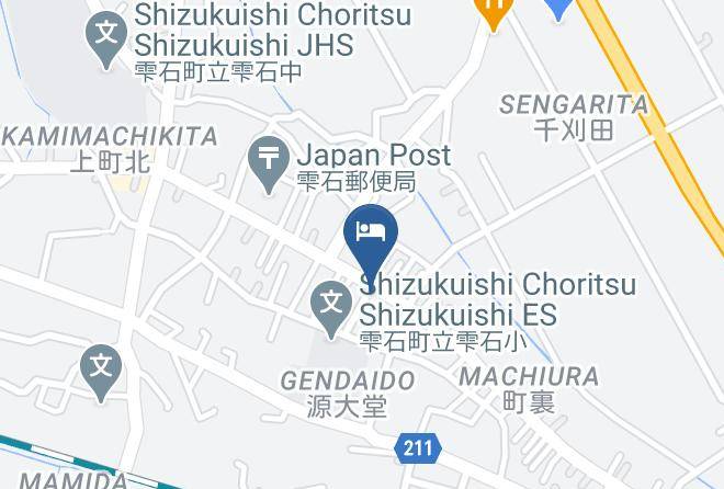 Shizukuishi Towniwate District - Kahoru Ryokan Maps