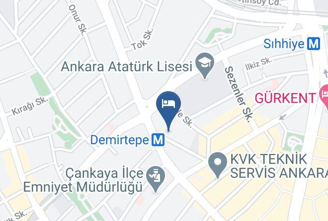 Cankaya - Kahya Otel Ankara Maps