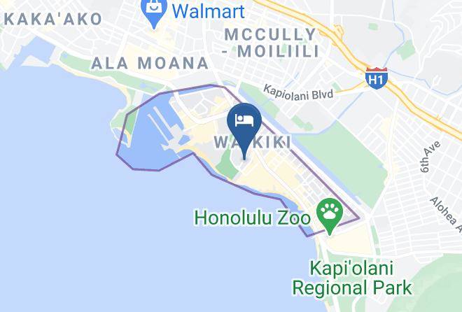 Honolulu - Kai Aloha Apartment Hotel Maps