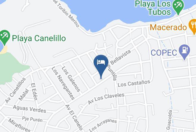 San Antonio Province - Kai Bed And Breakfast Algarrobo Maps