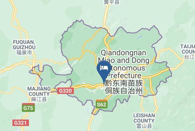 Qiandongnan Aut Prefecture - Kai Li Jin Si Bao Hotel Maps