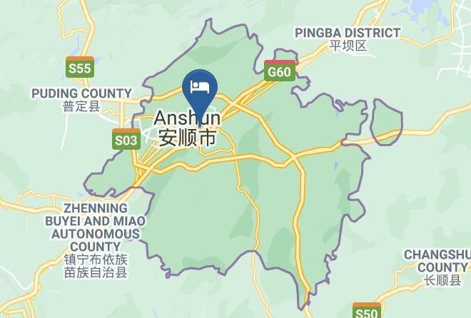 Anshun - Kai Yue Hotel Maps