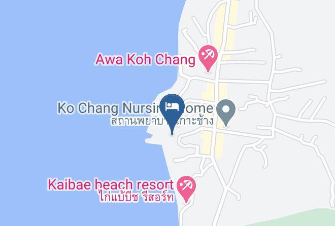 Amphoe Ko Chang - Kaibae Hut Resort Maps
