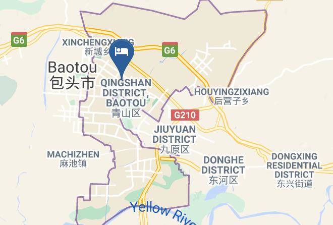 Baotou - Kaibin Hotel Maps
