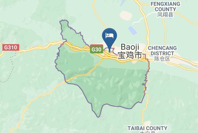 Baoji - Kaibo'er Express Hotel Maps