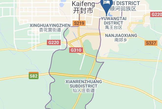 Kaifeng - Kaifeng Railway West Station Express Hotel Maps