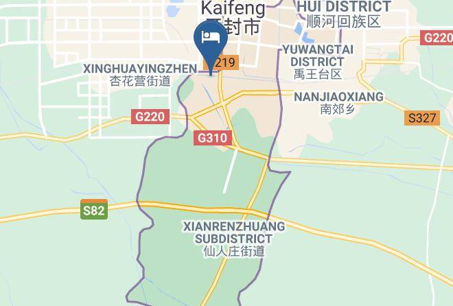 Kaifeng - Kaifeng Yiju Express Hotel Maps