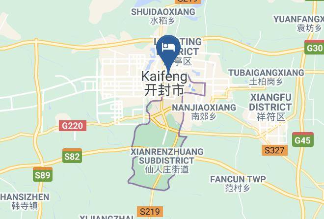 Kaifeng - Kaifeng Zhongzhou International Hotel North Gate Maps