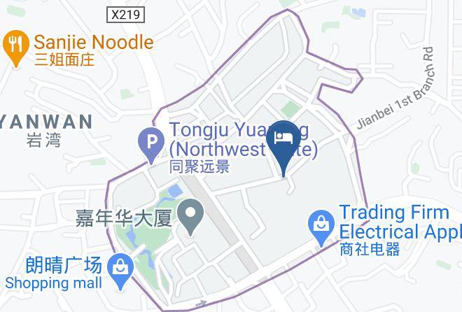 Jiangbei District - Kaijia Hotel Maps