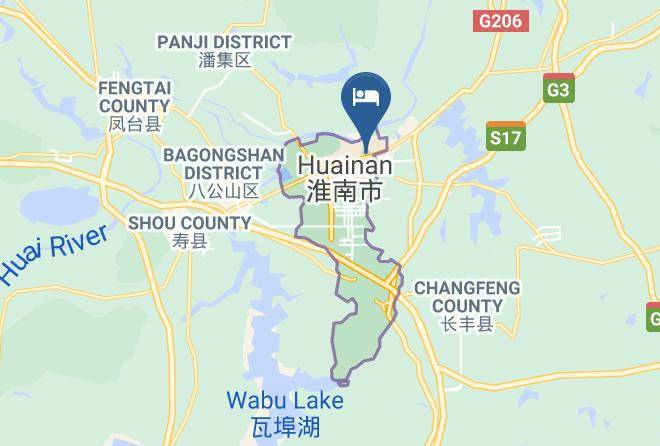 Huainan - Kaijing Boutique Hotel Maps