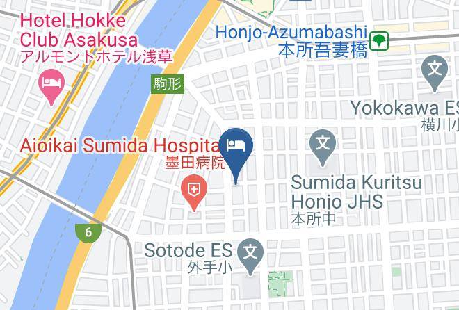 Sumida Ward - Kaika By The Share Hotels Maps