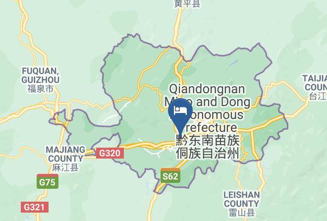 Qiandongnan Aut Prefecture - Kaili Academic Exchange Center Maps
