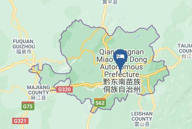 Qiandongnan Aut Prefecture - Kaili Equatorial Mingmen Hotel Maps