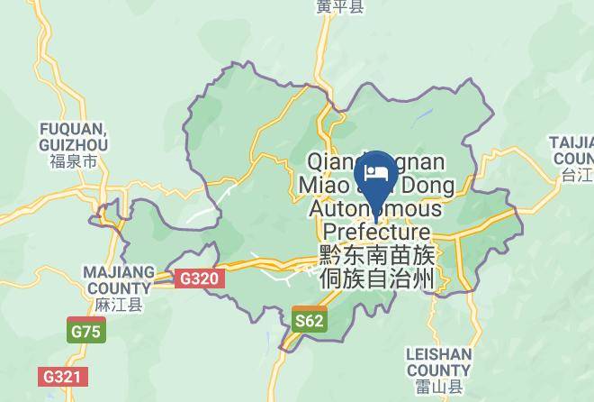 Qiandongnan Aut Prefecture - Kaili Hotel Maps