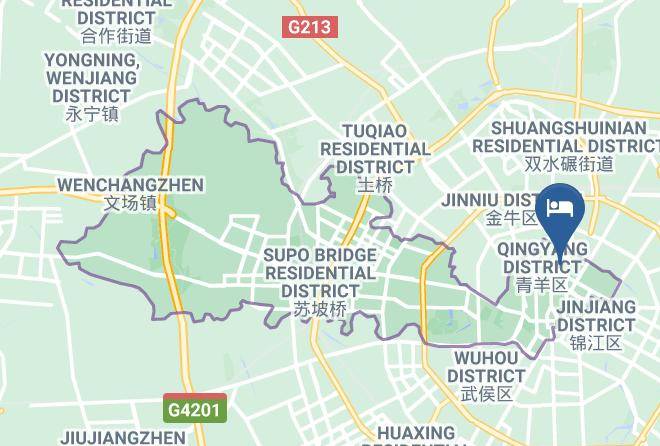 Chengdu - Kailun Sunshine Hotel Maps
