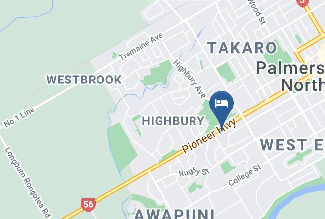 Palmerston North - Kaingahou Estate Accomodation Maps
