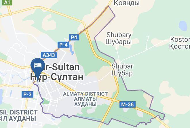 Nur Sultan - Kaisar Hotel Maps