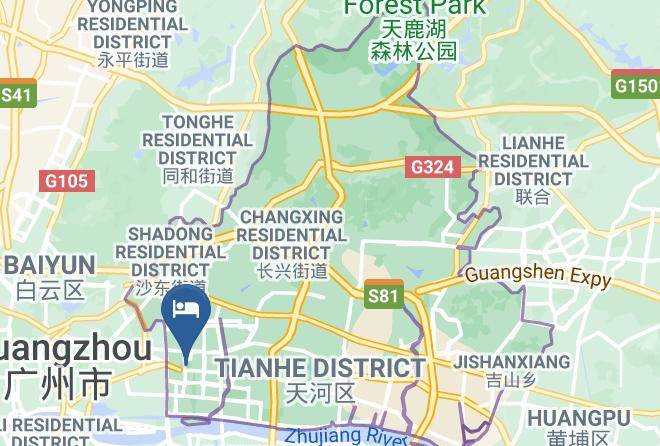 Guangzhou - Kaiserdom Hotel Tiyuxi Metro Station Maps