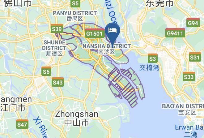 Guangzhou - Kaisheng Hotel Guangzhou Nansha Branch Maps