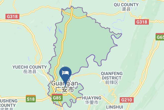 Guang An - Kaiyou Wei'er Hotel Guang'an Maps