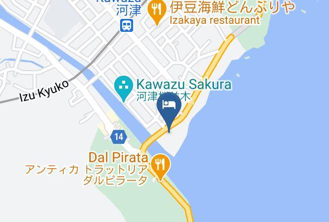 Kawazu Townkamo District - Kaiyuutei Maps