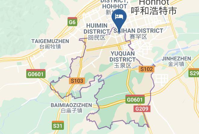 Hohhot - Kaizhixing Hotel Maps