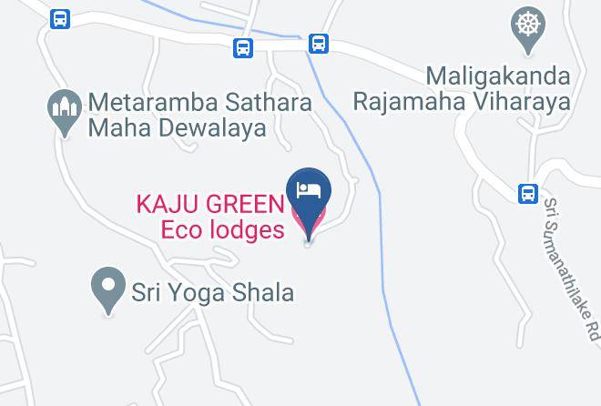 Galle - Kaju Green Eco Lodges Maps