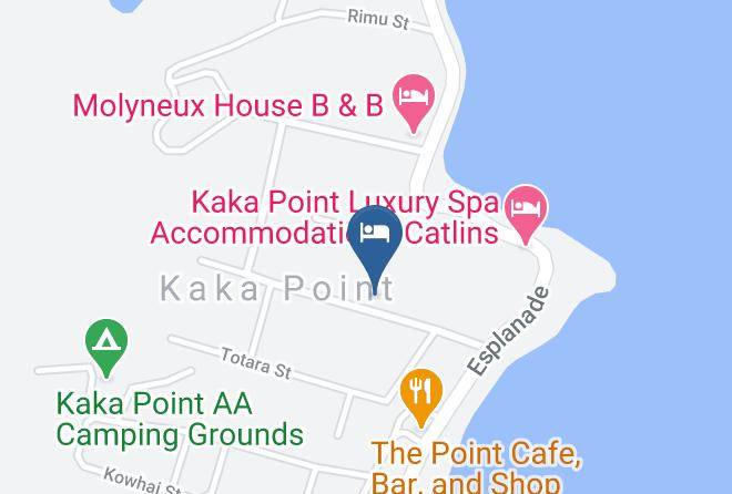 Clutha - Kaka Point Motel Maps