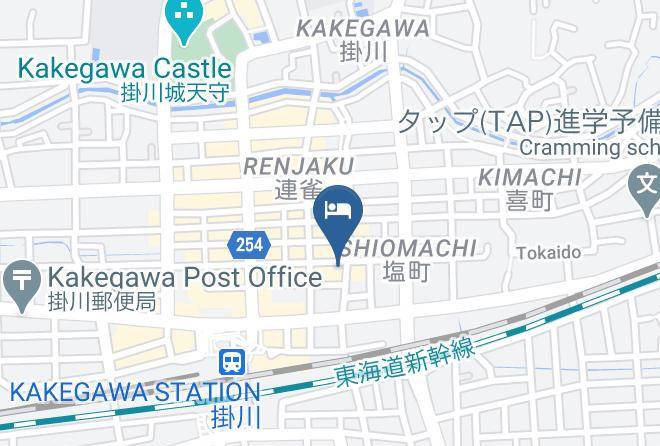 Kakegawa City - Kakegawa Station Hotel 2 Maps