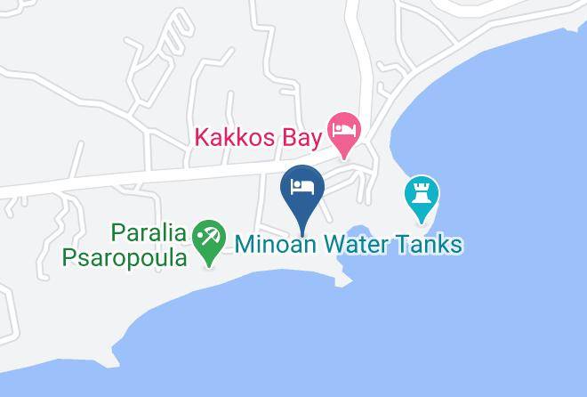 Lasithi - Kakkos Beach Hotel Adults Only Maps