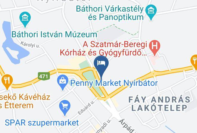 Nyirbator - Kakukk Etterem Maps