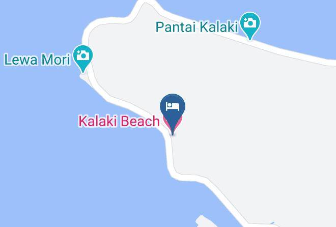 Bima Regency - Kalaki Beach Hotel Maps