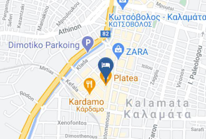 Messinia - Kalamata Art Hotel Maps
