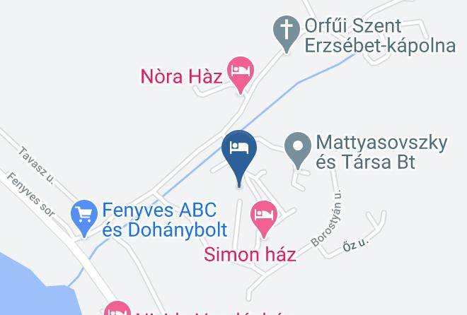 Orfu - Kalandfeszek Vendeghaz Maps