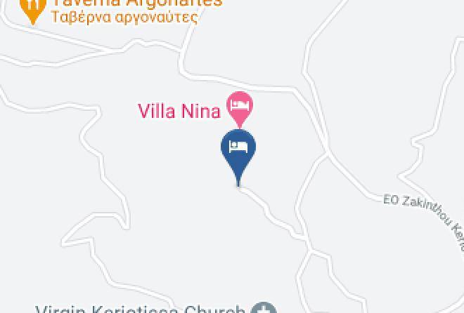 Zakinthos - Kalas Residence Maps