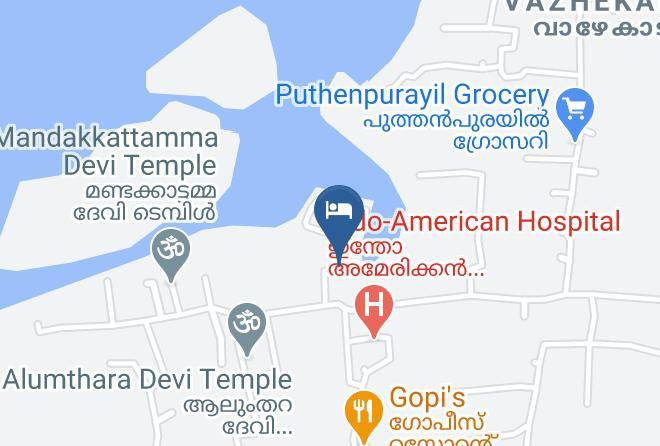 Vaikom - Kalathil Lake Resort Maps