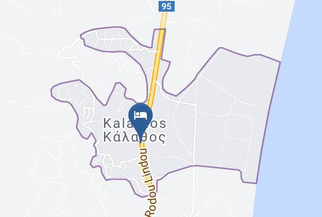 Dodecanese - Kalathos Sun Hotel Maps