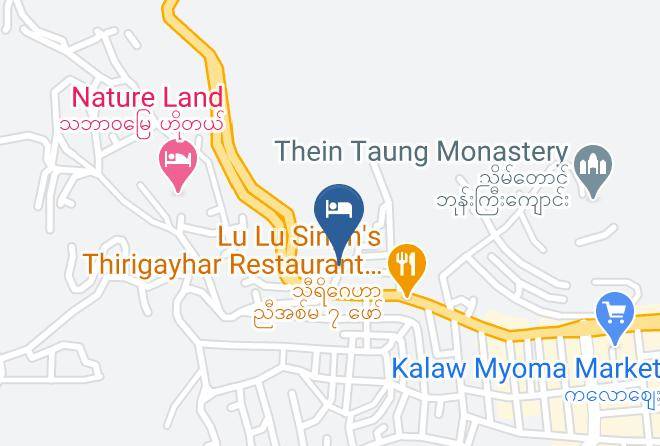 Taunggyi - Kalaw Garden Hotel Maps